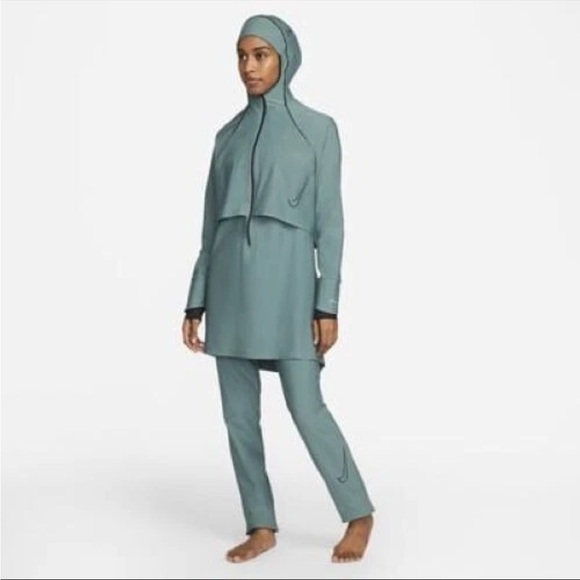 Nike Other - Nike Swimsuit Victory UPF 40 Full-Coverage Tunic Dress Cover-up sz XL NWT $240